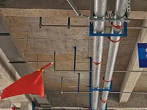 峨眉山管廊支架的安装方法